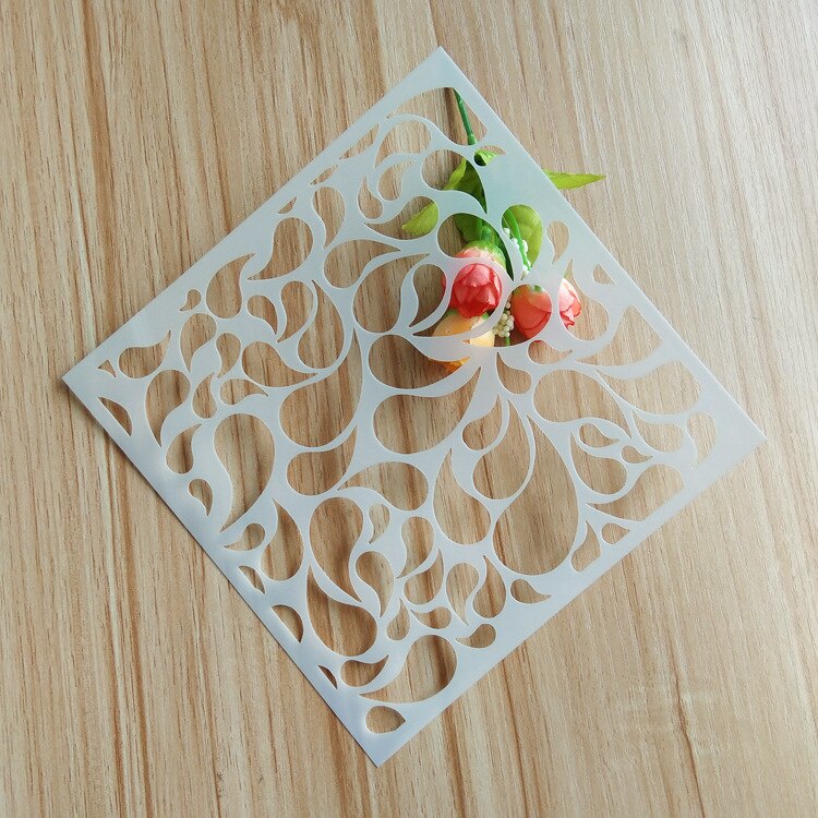 drawing Datura template DIY plastic wall painting spray painting template PET hollow painting template customization: 10