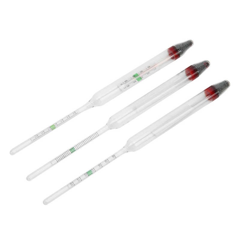 Aquarium Glass Saltwater Hydrometer Aquarium Glass Float Hydrometer Temperature Test Function for Fish Tank for Marine Aquarium