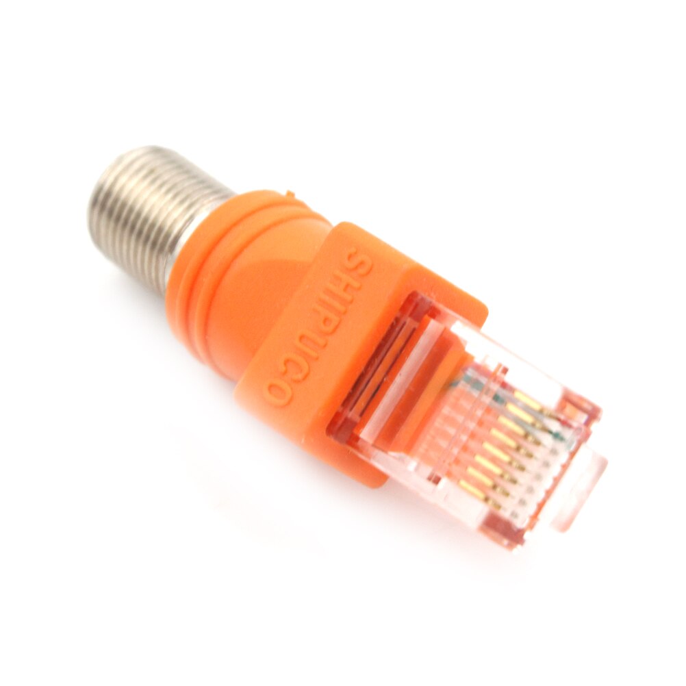 RF Weibliche Zu RJ45 Männlichen Koaxial Barrel Koppler Adapter Coax Adapter, RJ45 Zu RF Stecker BNC F-Typ Stecker