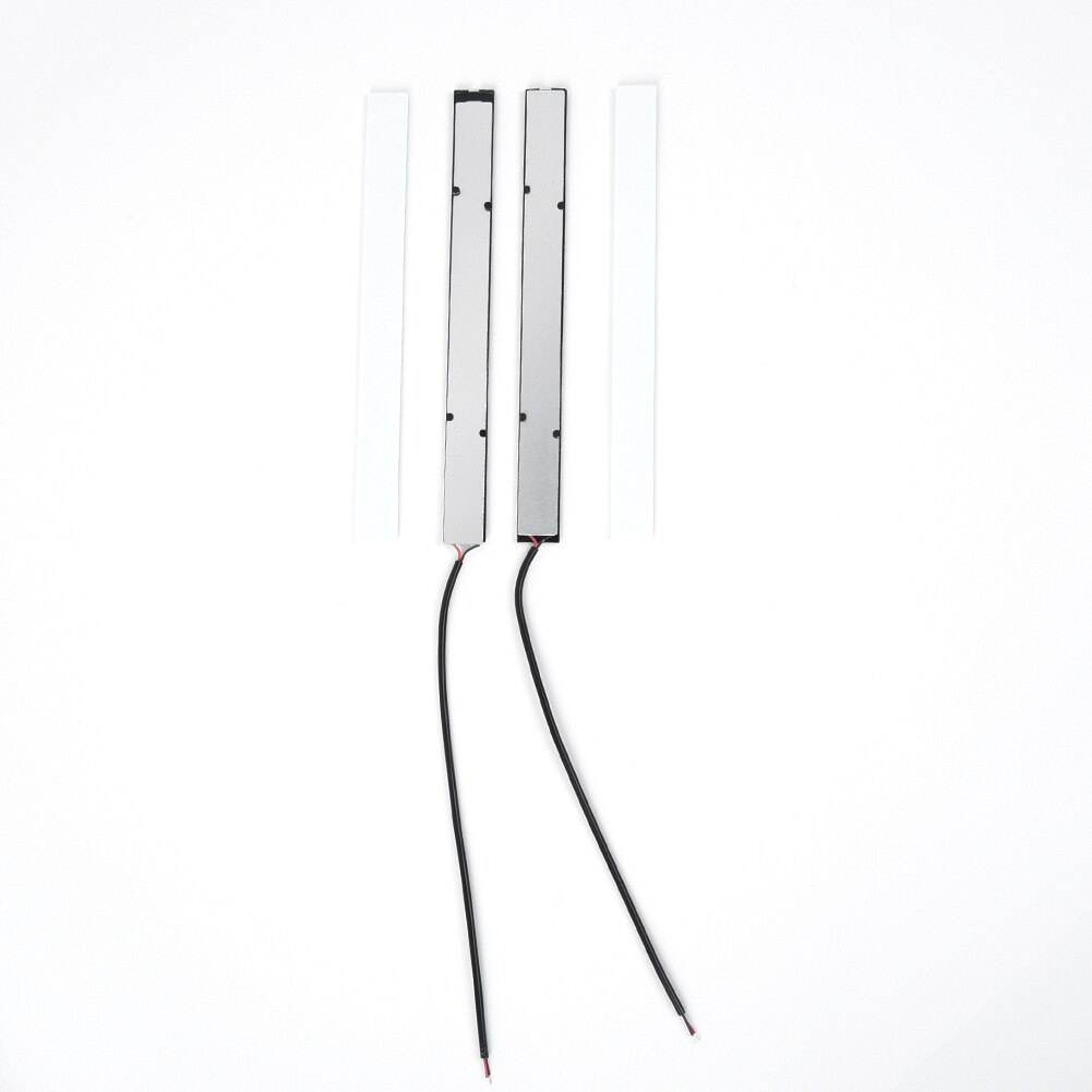 Set Car LED Lights 17cm COB Strip RED Replacement Waterproof DRL Driving