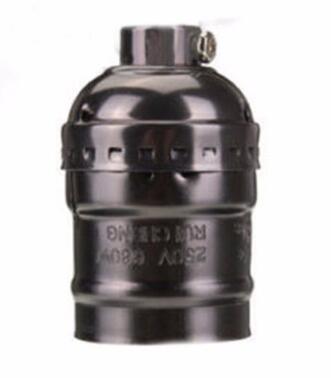 Retro Vintage E26/E27 Schroef Lamp Aluminium Shell Base Lamp Houder Hanger Verlichting Socket Plafondlamp Adapter Kabel: 4