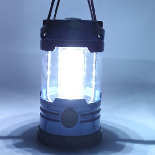 12 led bärbar camping camp lanterna lampa med kompass