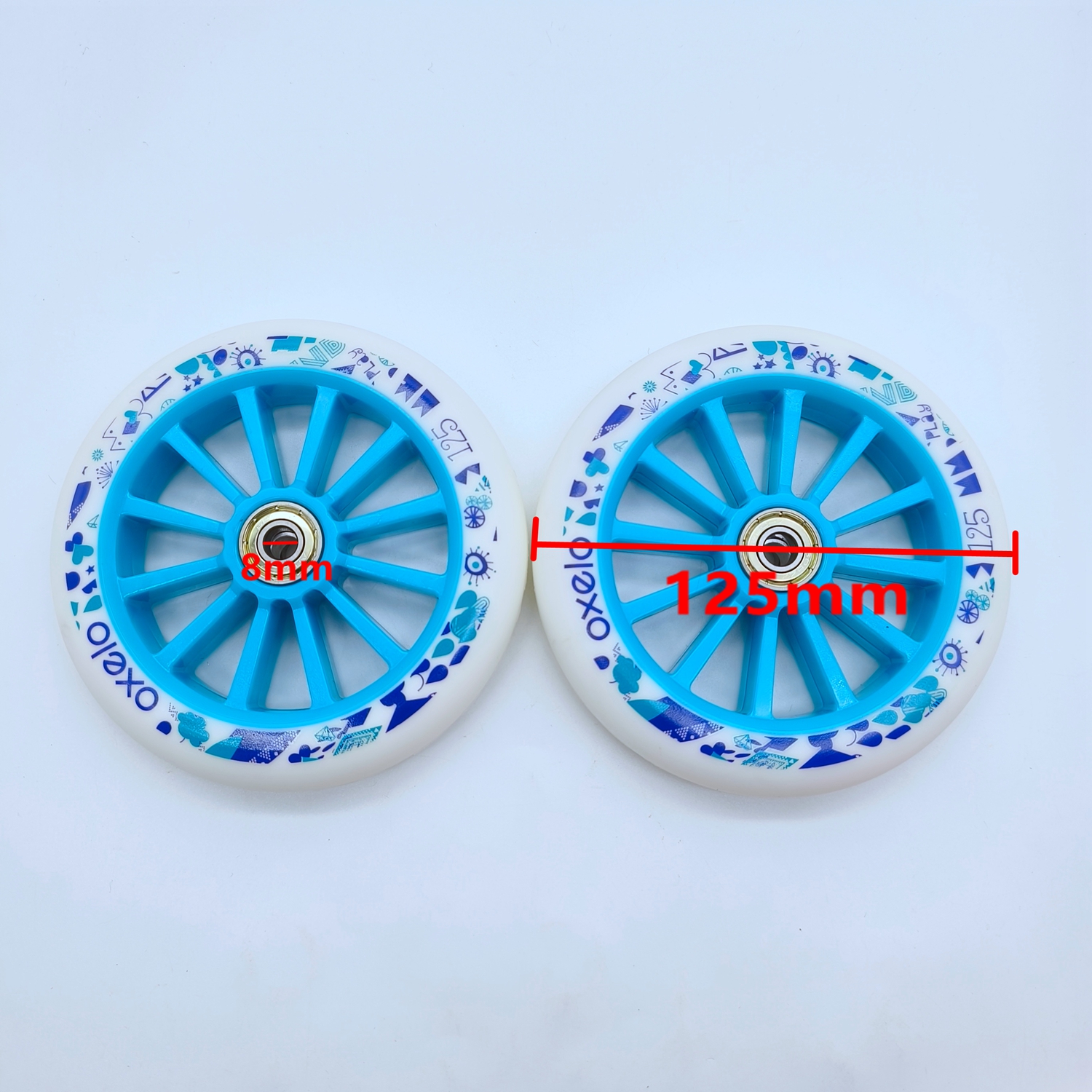 scooter accessories skate wheel scooter wheel 90mm 110mm 120mm 125mm 85a 2wheels/lot