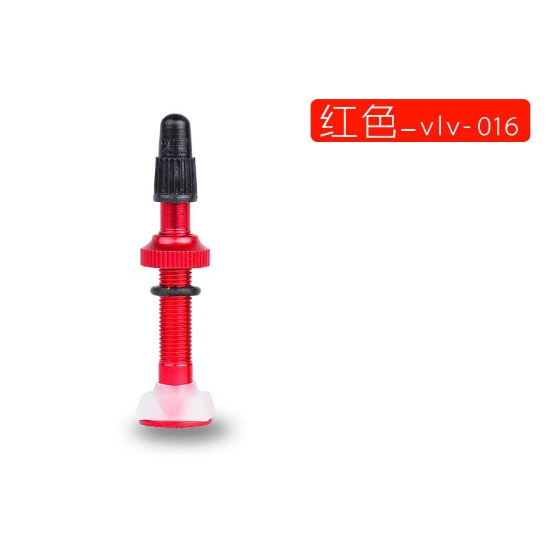 1szt Zawory Presta Tubeless Aluminiowe 54mm Akcesoria Rowerowe MTB Szosa: Czerwony