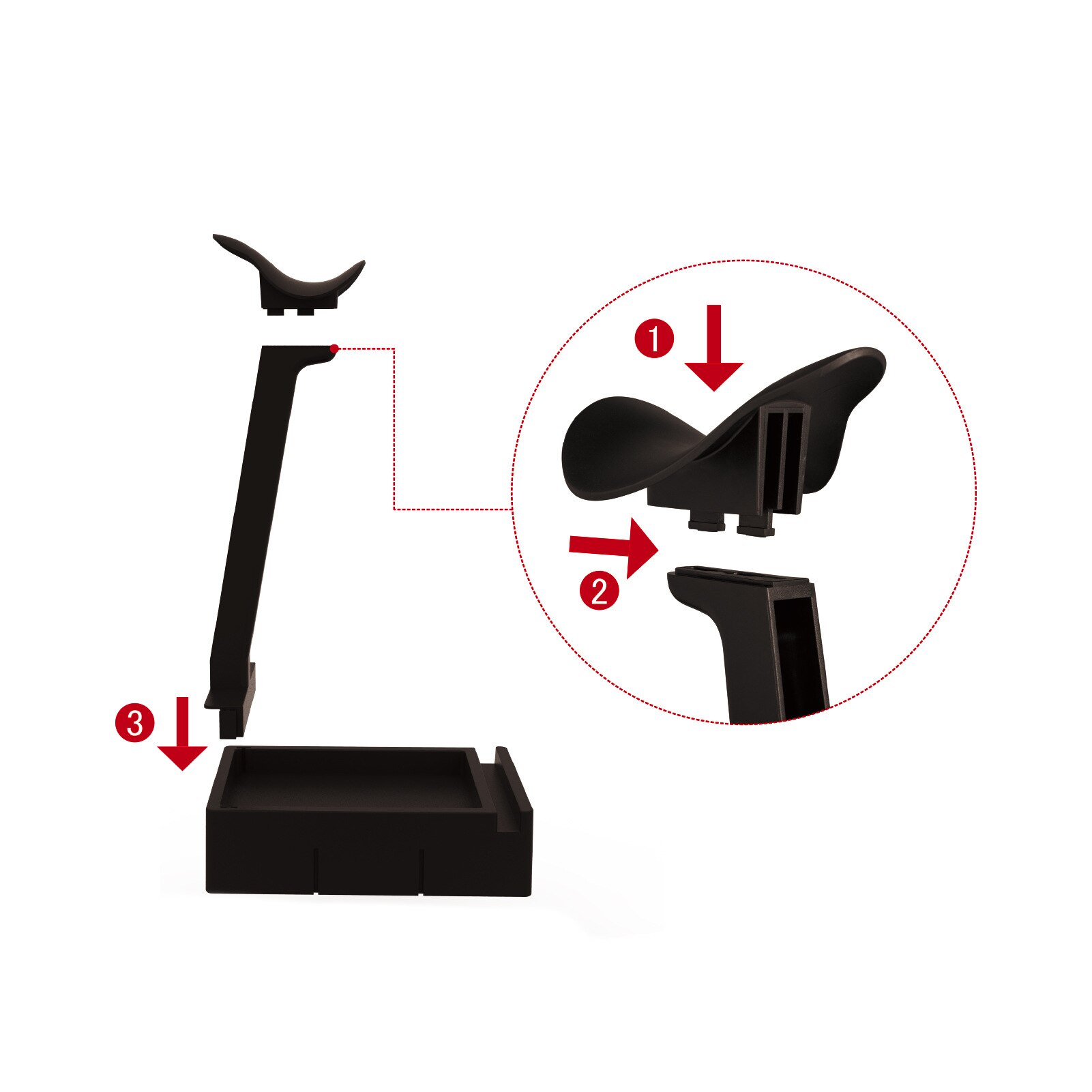 Soporte elevado para Monitor, caja de almacenamiento plegable con cajón para auriculares, carga USB