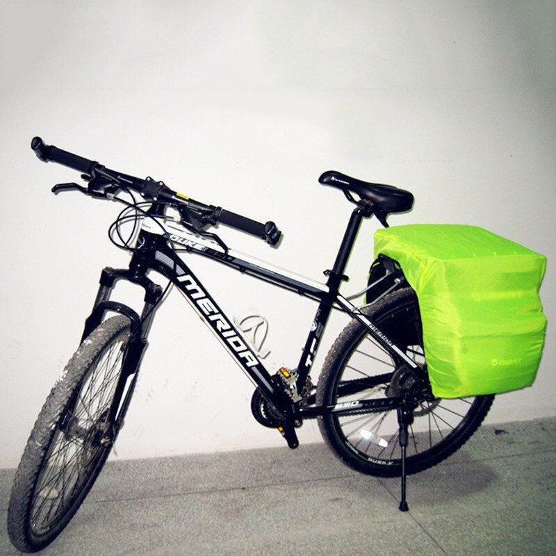 Portaequipajes del asiento trasero para bicicleta de montaña, bolsa de equipaje impermeable, funda impermeable para lluvia, bolsa de transporte, accesorios para bicicleta