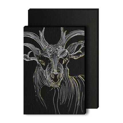 pure wood pulp art painting black cardboard DIY children's handmade paper cardboard student painting cardboard