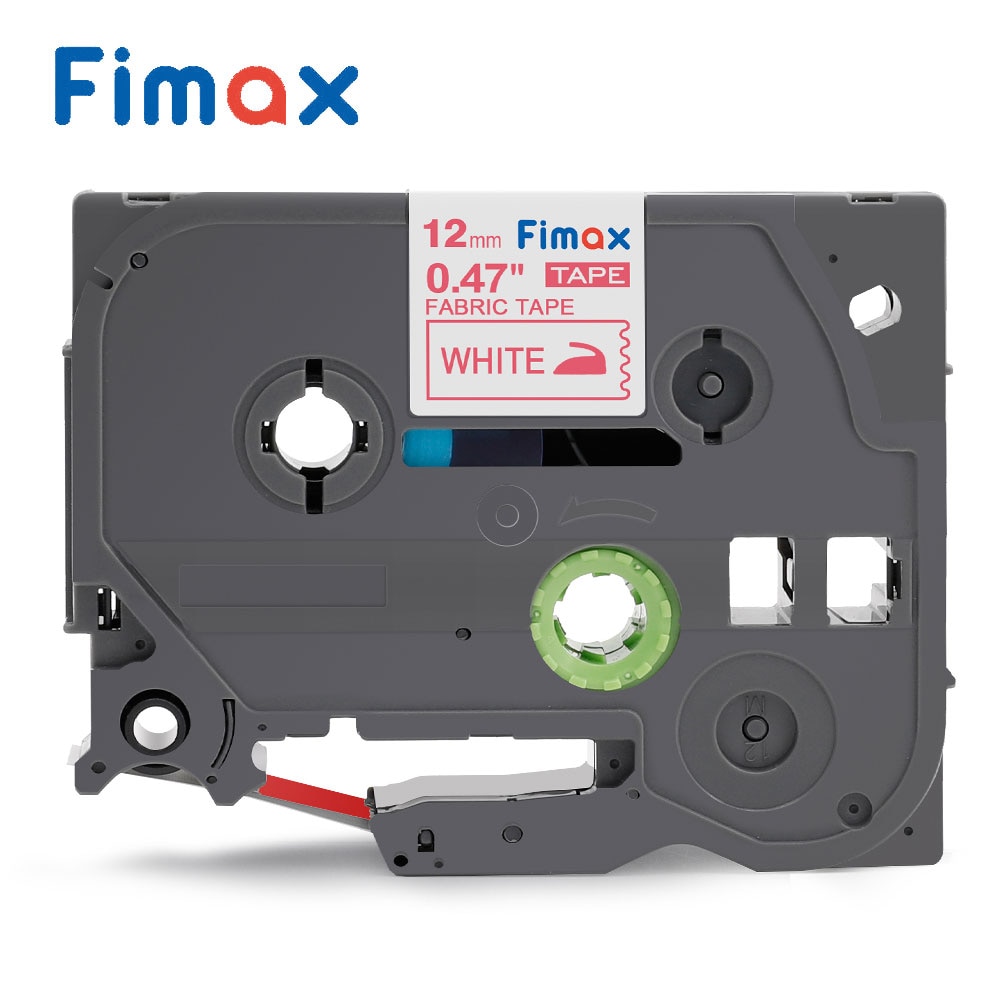 Fimax TZe-FA3R TZ-FA3R Compatible for Brother P touch Fabric Iron on label tape 12mm for Brother P-touch Label Printers