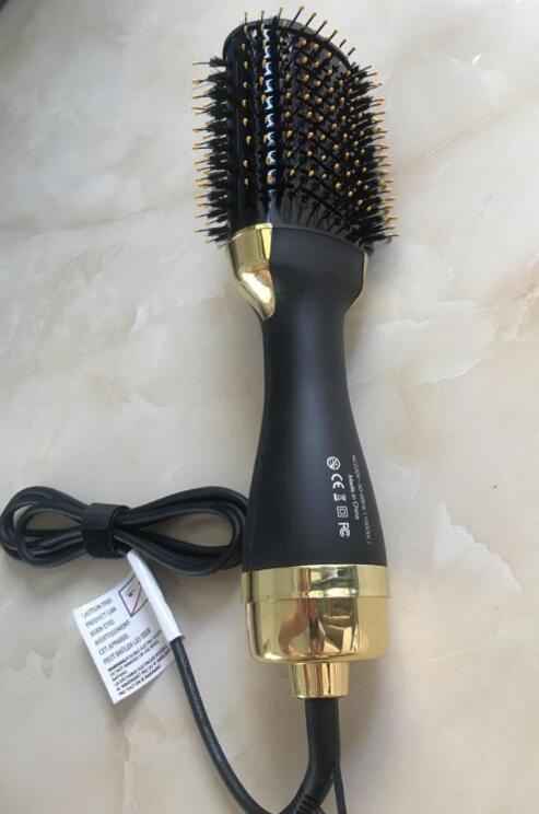 Sèche-cheveux volumateur en une étape, sèche-cheveux électrique en céramique, brosse à air, lisseur multifonction à ions négatifs 0001