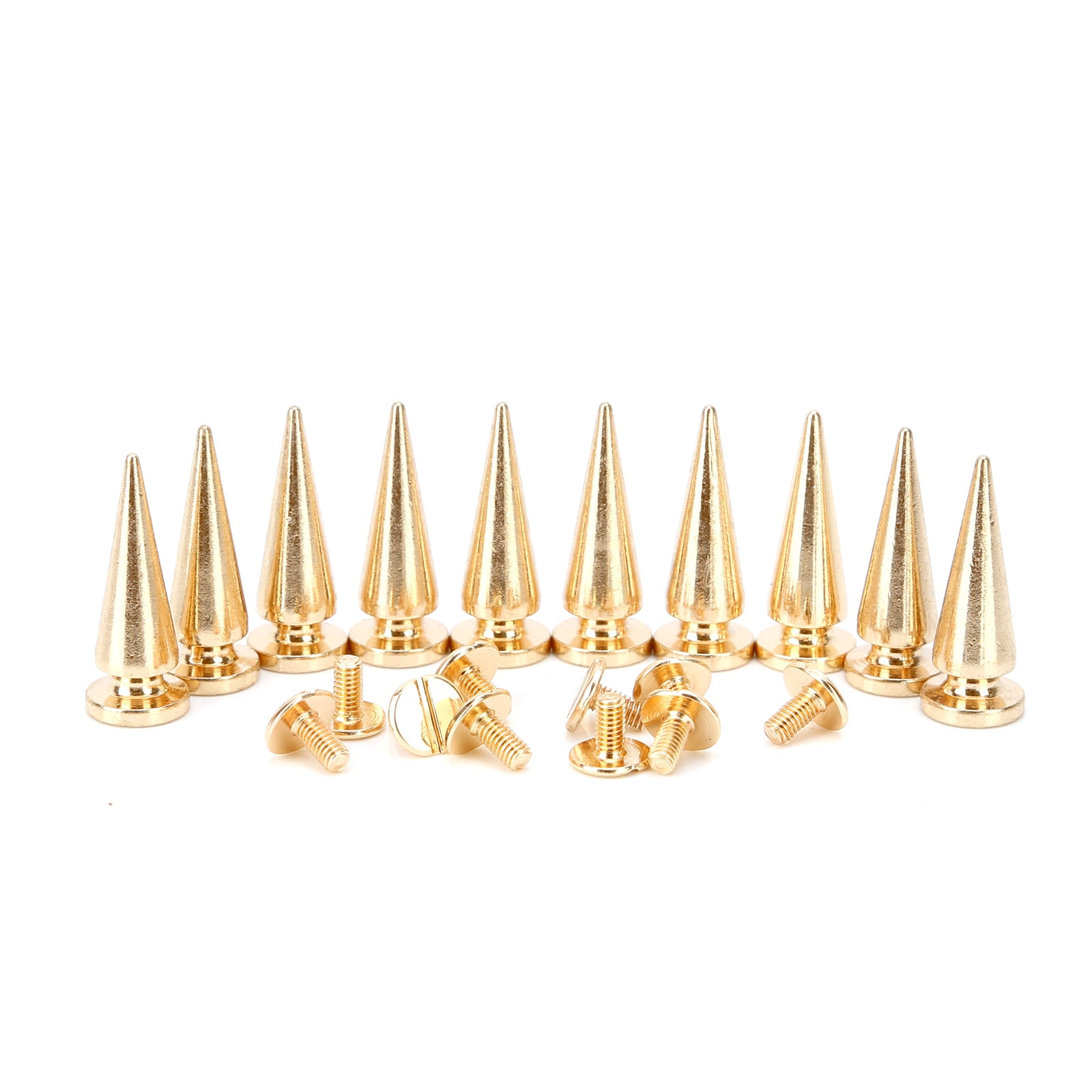 Rivets et pointes en cuir, 10x26MM, artisanat, Punk, Cool, pour vêtements, sac, chaussures, bricolage