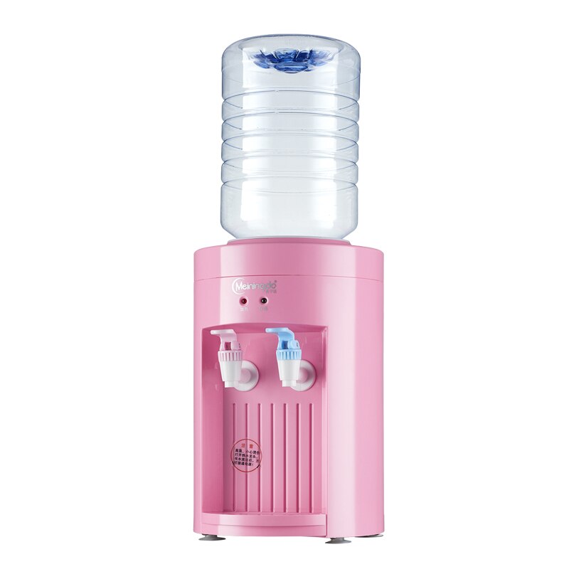 Mini water dispenser can heat domestic desktop water dispenser student small and cold water dispenser: Lavender / US