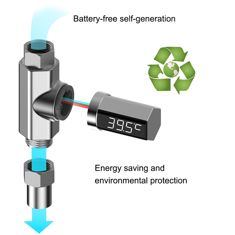 Visible Water Temperature Sensor LED Display Water Temperature Meter Bathroom Bath thermometer Baby Bath Products for Home