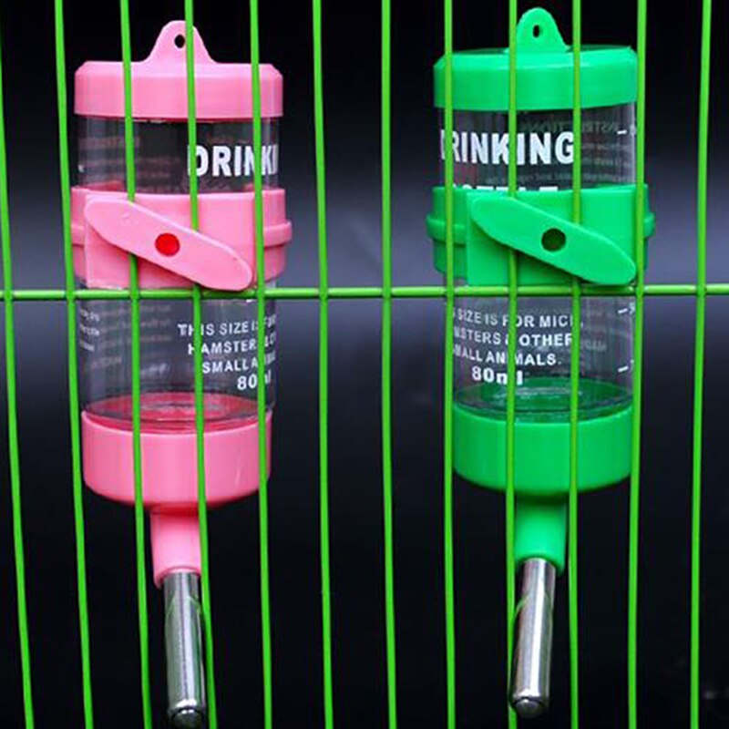 1Pcs 250Ml Plastic Hamster Drinker Water Fles Dispenser Opknoping Huisdier Drinkfles Hoofd