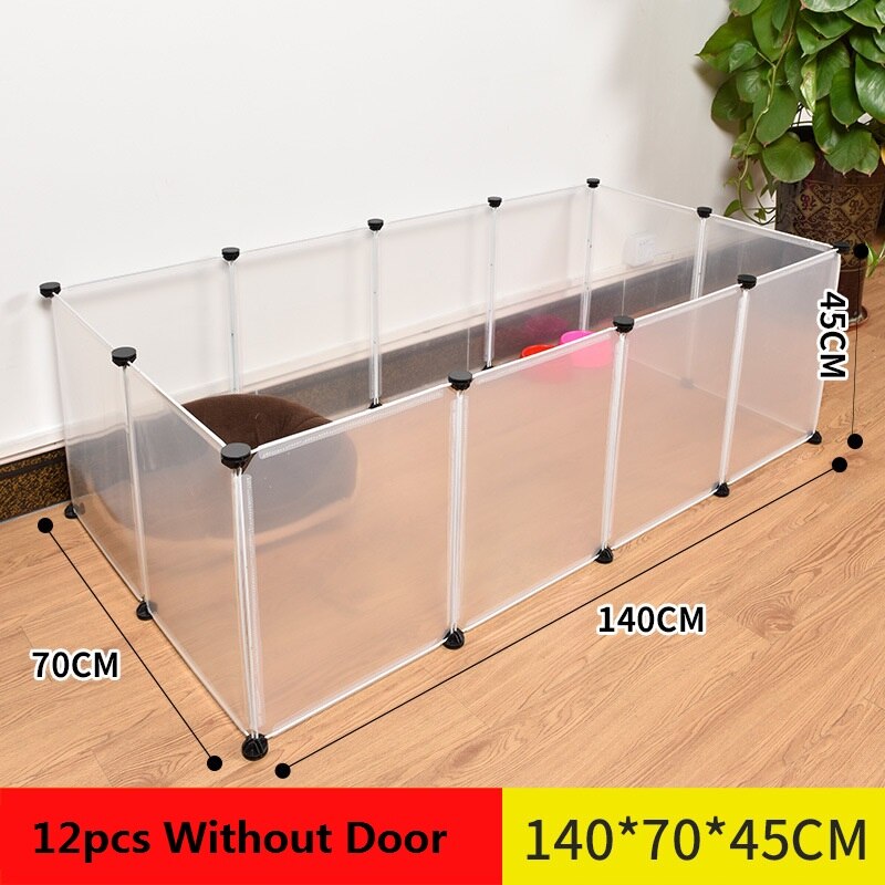 DIY ogrodzenie dla zwierząt 45*35cm plastikowa sieć klatka dla psa hodowla dowolna kombinacja ogrodzenia dla psów dom dla szczeniaka zwierzęta domowe są małe zwierzę klatka dla królika psia buda