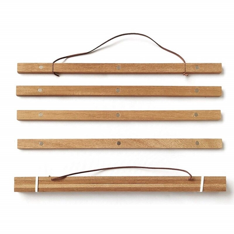 21-70 Cm Wood Poster Frame Photo Hangers Hanging Kit for Pictures Canvas Paintings Prints Artwork Room Interior Home Decor