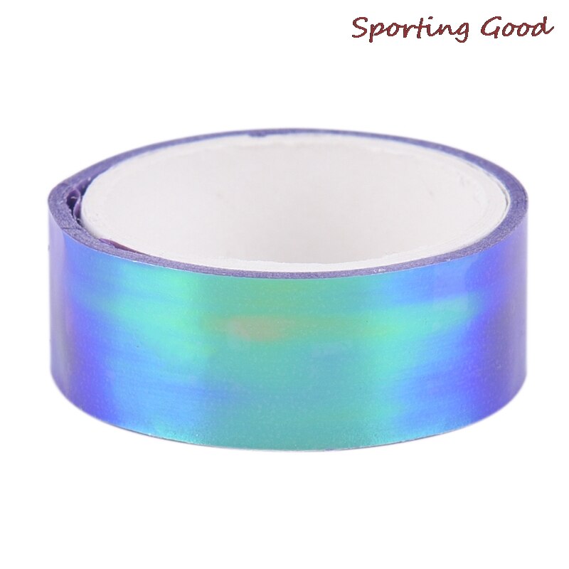 500Cm Ritmische Gymnastiek Decoratie Holografische Rg Prismatic Glitter Tape Hoops Stok: Paars