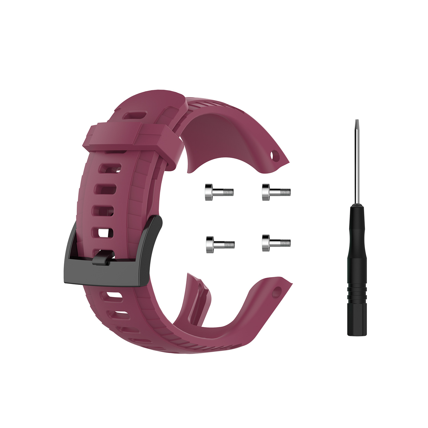 Silicone Strap For Suunto 5 SmartWatch Replacement Bracelet Wristband For Suunto 5 Watch Accessories: Black Yellow