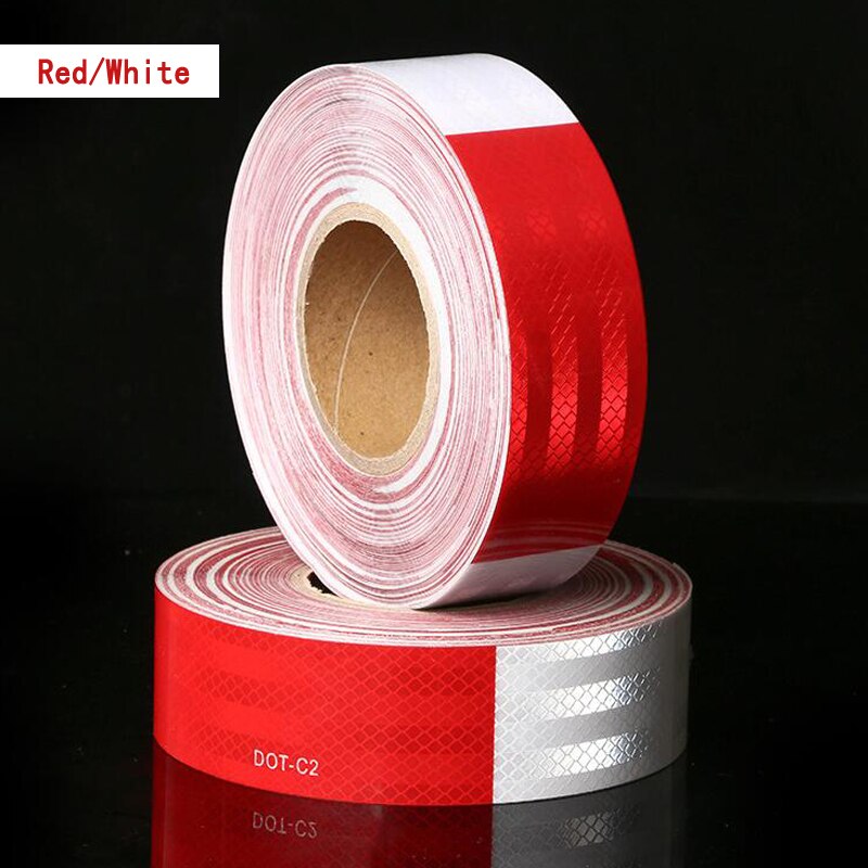 Reflecterende Tape - Diamond Grade 5cmx1M Rol - Microprism Hoge Reflectie - Veiligheidswaarschuwing voor Auto's Vrachtwagens