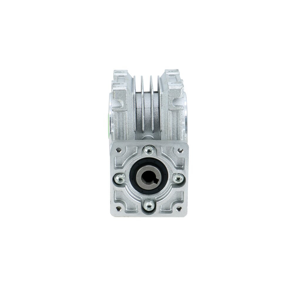Reductor de tornillo sin fin NMRV030 para servomotor Nema23, Ratio 20:1, 60mm x 60mm, torque 2,6-24Nm, eje de entrada 8mm, salida 14mm