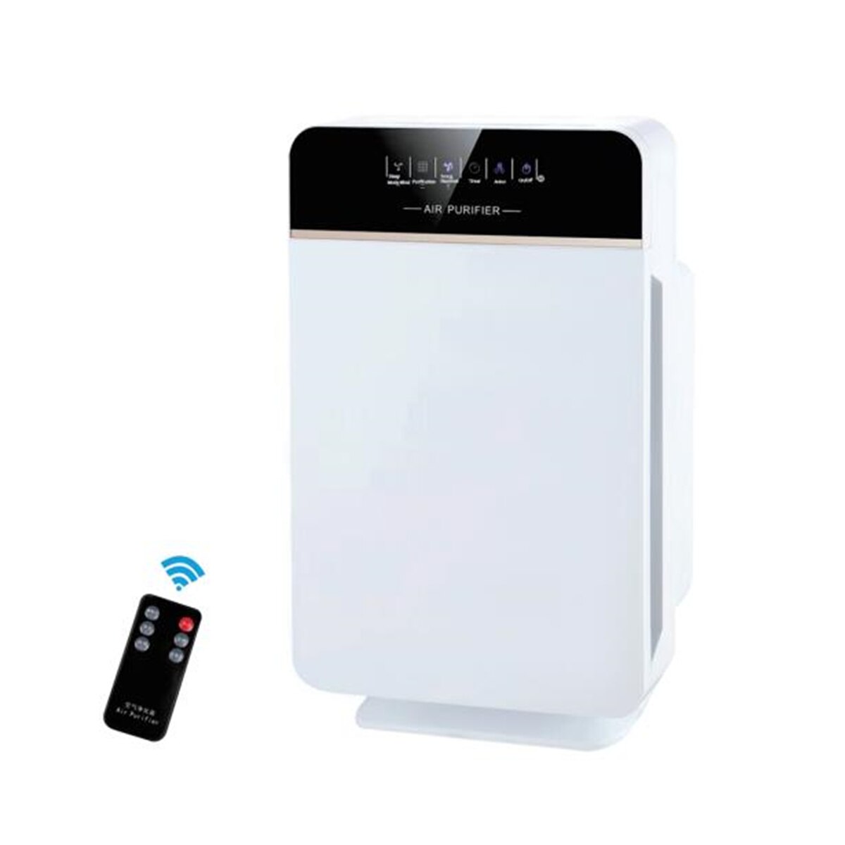 Purificateur d'air Intelligent, stérilisateur, nettoyage de la fumée et de l'air, filtre Hepa domestique Intelligent avec télécommande