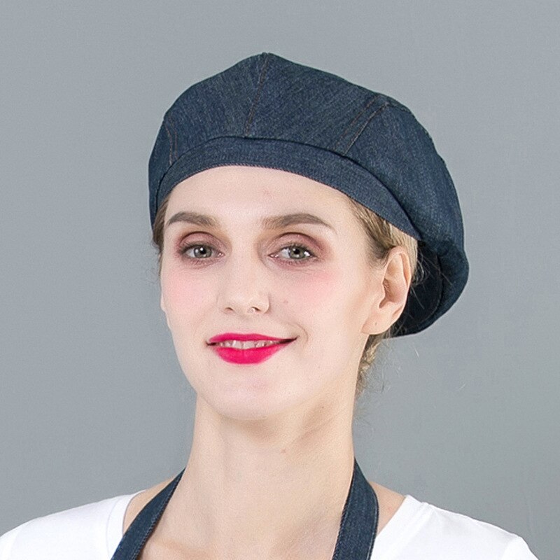 1 st. koksmuts hotel kookmutsen café bar ober restaurant kok bakken petten uniform ademend voorwaarts pet 56-58cm