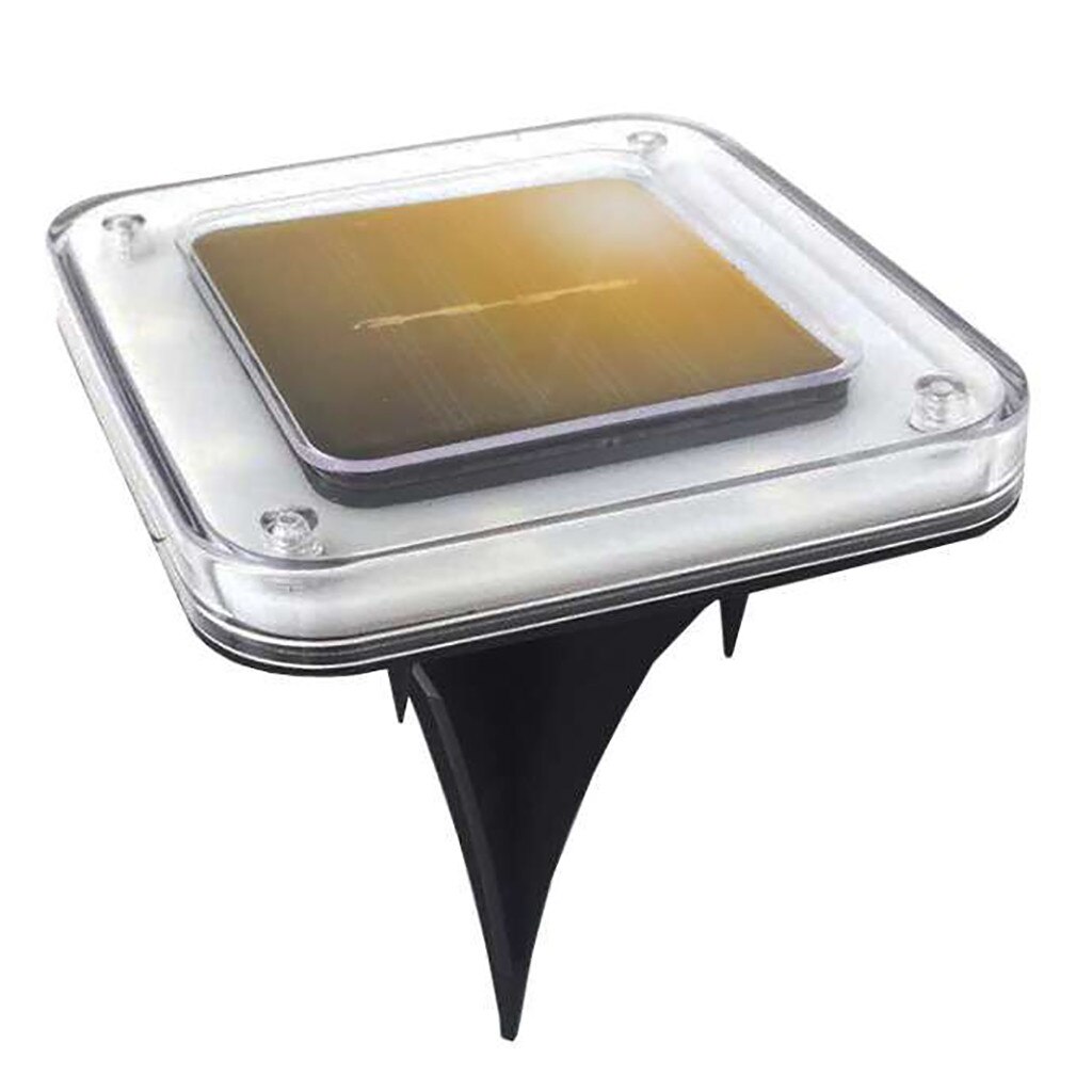 Lampy podziemne słoneczne oświetlenie ścieżki zewnętrznej lampa punktowa podwórko na trawnik ogrodowy krajobraz wodoodporny 8 doprowadziło ciepły biały