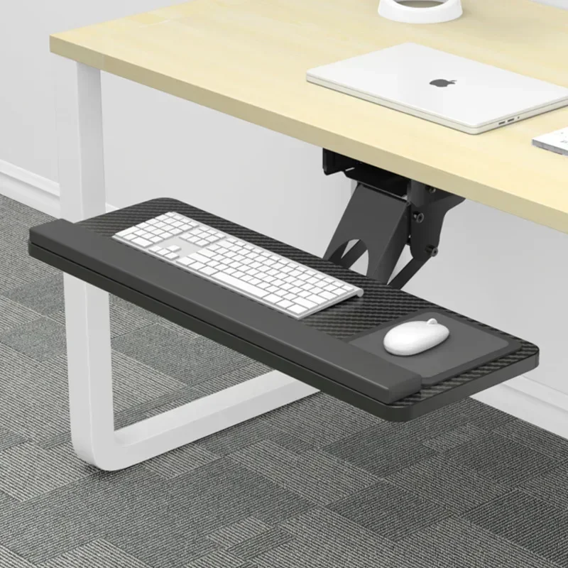 Support de clavier et de souris en métal T1, support de rotation de bureau, support de bureau inférieur, support de rangement réglable, rail MELSlide, évaluation pratique