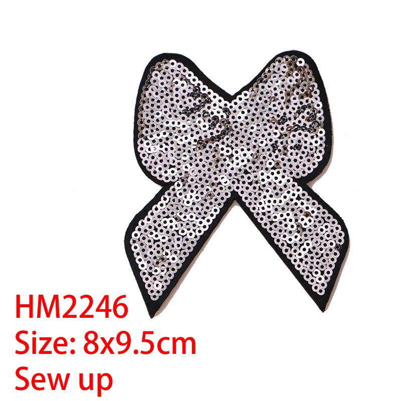 Cartoon Decoratieve Patch Hoge Hakken, Kroon, Boog, gem Icoon Geborduurde Applique Patches Voor Diy Ijzer Op Badges Op Kleding Stickers: HM2246