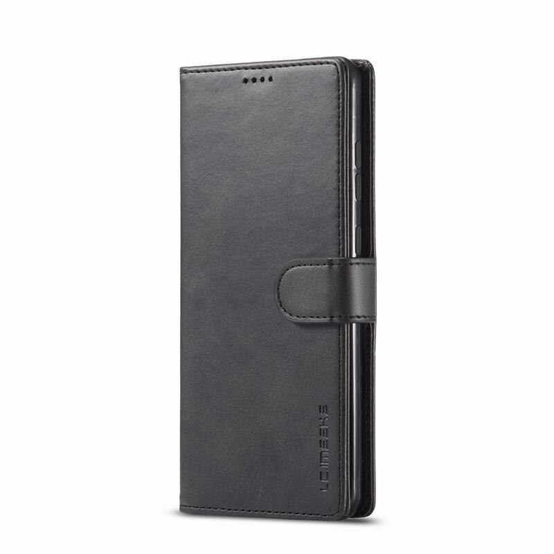 Leather Case Voor Samsung Galaxy A50 Case Flip Portemonnee Boek Case Voor Samsung A30s Telefoon Tassen Case Met Stand Luxe cover Capa: For Samsung A30S / Black