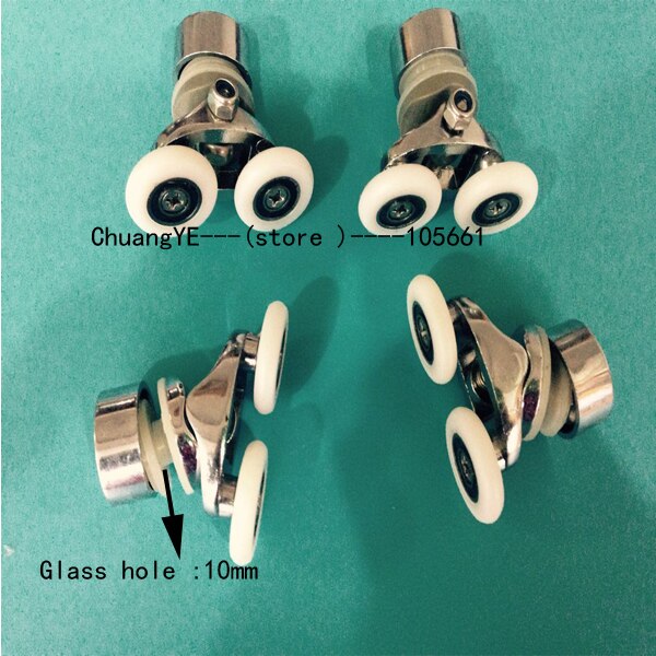 Qikuver 20 Mm Shower Door Roller, 4 Pieces Shower Door Roller, Shower Enclosure - Foto 8