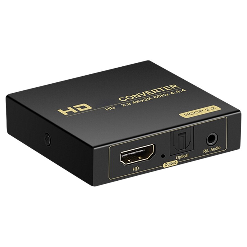 Digital Premium 4K 60Hz To + (SPDIF + RCA Stereo) Extractor Converter