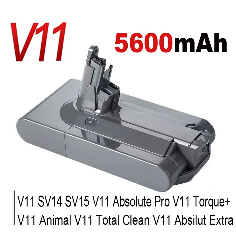 Støvsuger batteri til dyson  v6 v7 v8 v10 v11 erstatning original batteri  sv11 sv10 sv12 sv14 (v11 nyeste snap type)