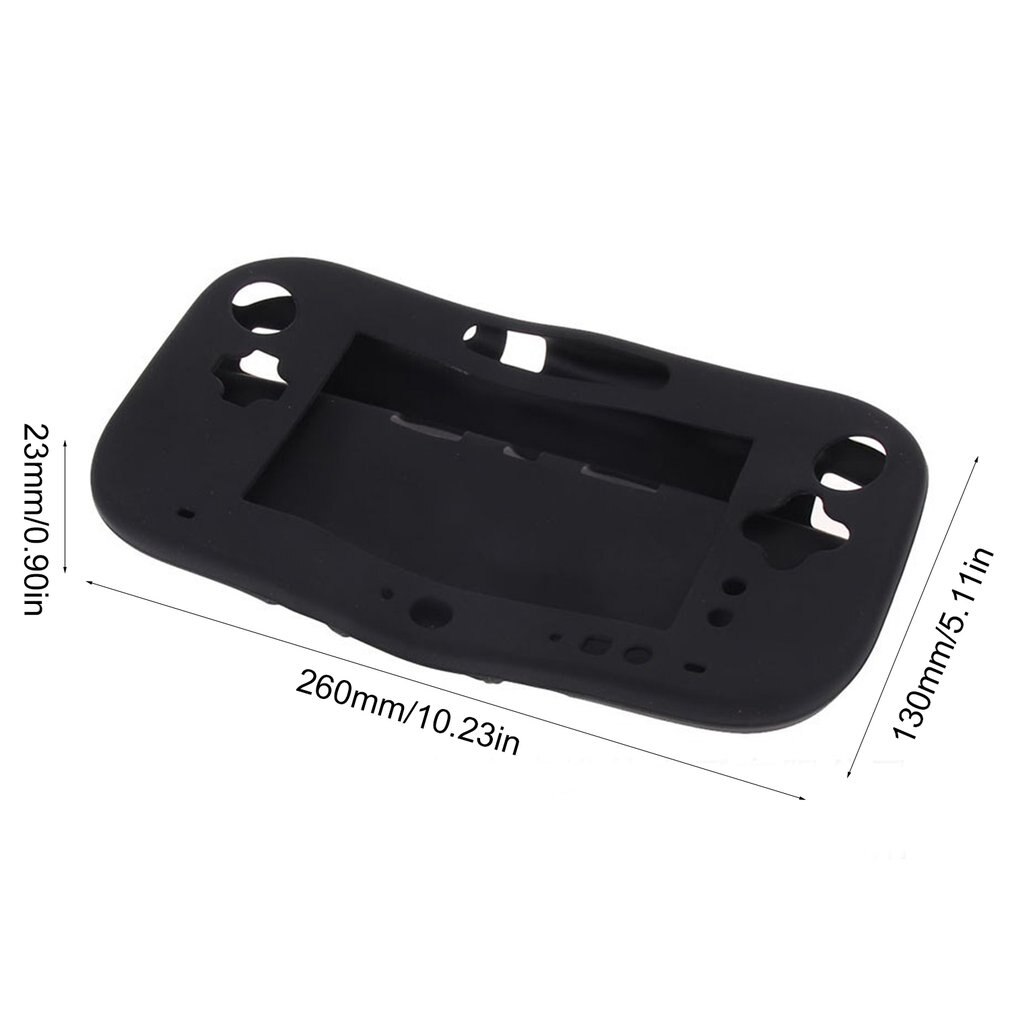 Soft Silicone Full Body Protector For Wii U Gel Case Cover Skin Shell for Nintend WiiU Gamepad Controller