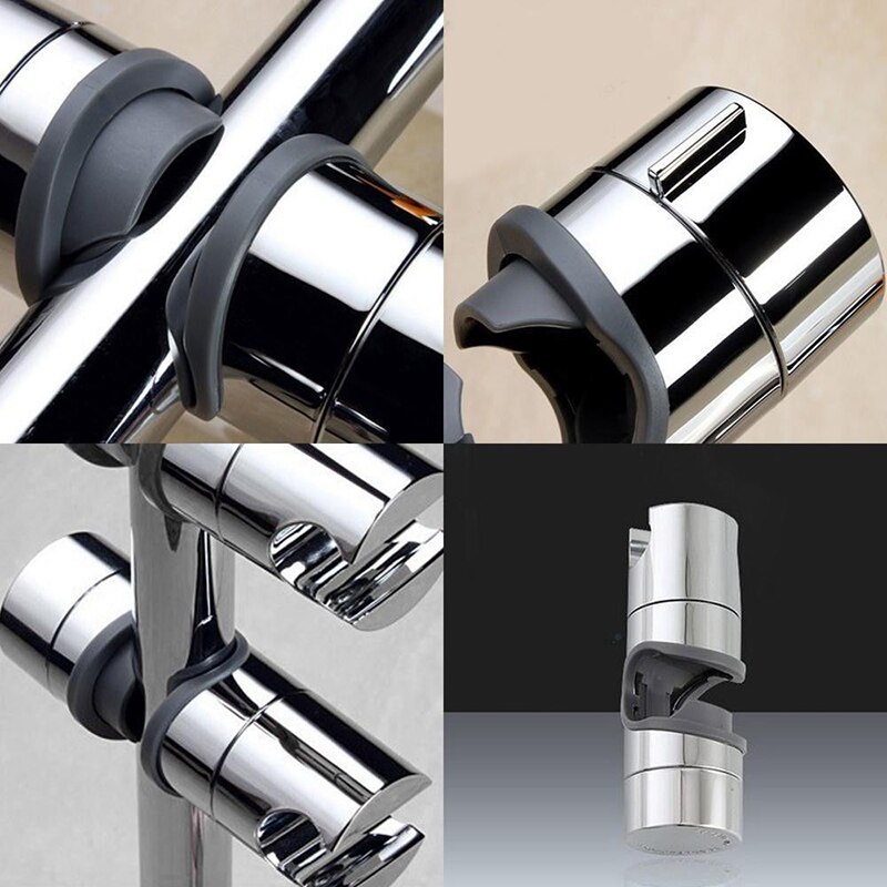 Shower Bracket Adjustable Rail Slider Shower Head Holder Lift Rod Support Bracket Sprinkler Head Mounting Brackets 20-25mm
