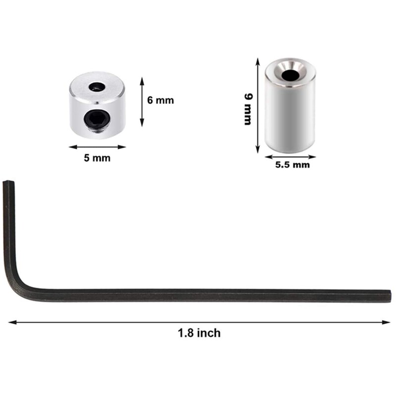 the Pin Holder of the Fixed Pin Can Be Replaced with A Wrench (25 pcs6X5mm, 25 pcs6X9mm)