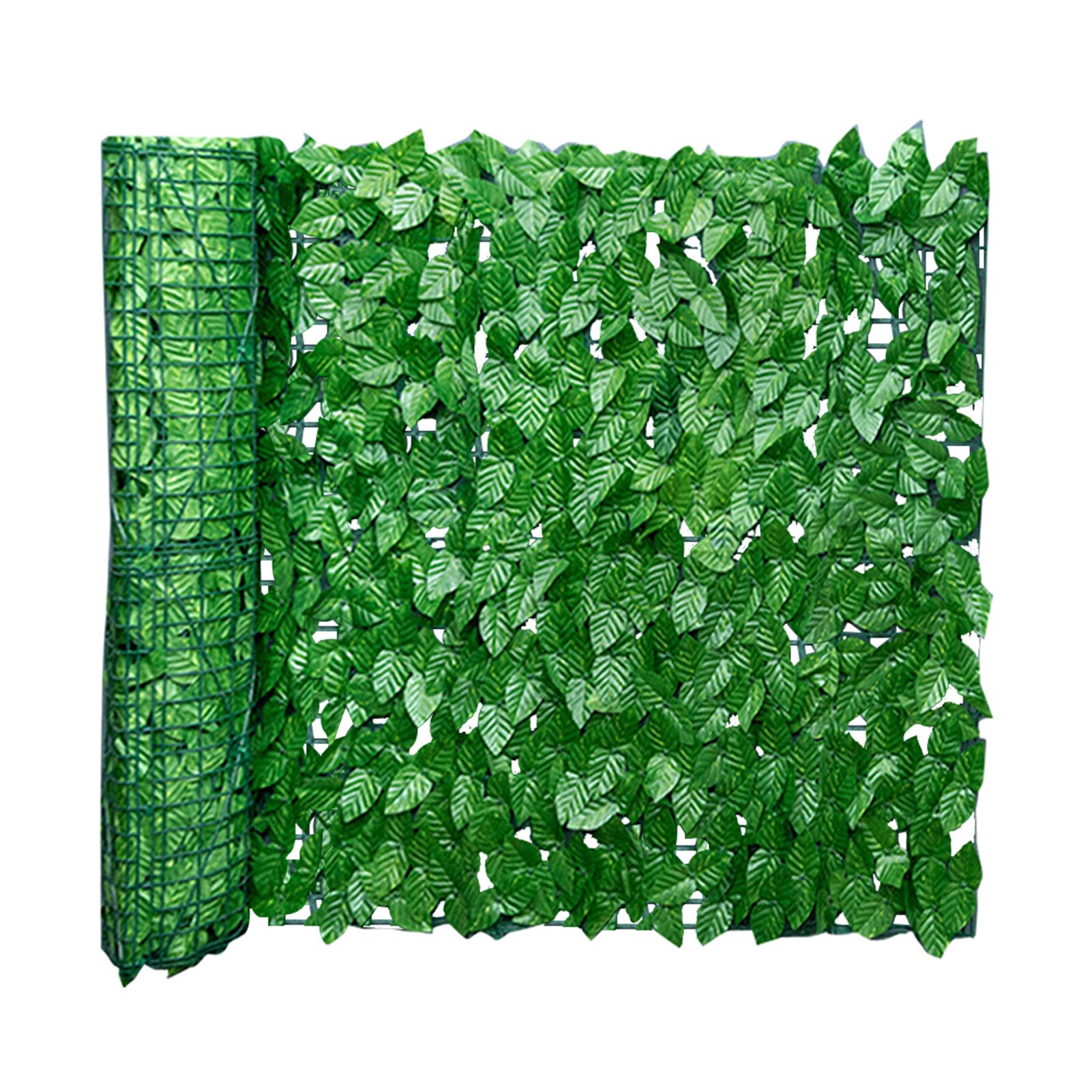 Artificial Leaf Screening Roll UV Fade Protected Privacys Hedging Wall Landscaping Garden Fence Balcony Garden Supplies: 0.5X1m Green leaf
