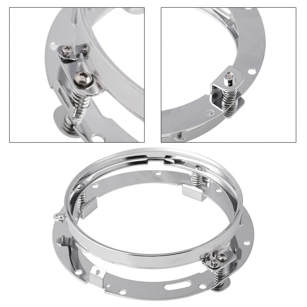 Motorfiets 7 Inch Ronde Koplamp Montagebeugel Houder Motor Accessoires Koplamp Montage Beugel Aluminium