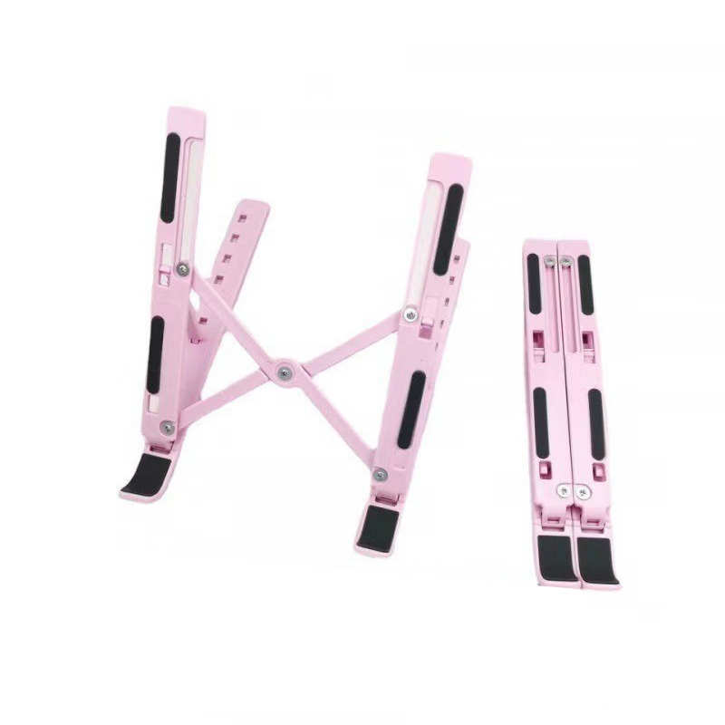 8 Versnellingen Opvouwbare Laptop Standhouder Draagbare Notebook Ondersteuning Basis Verstelbare Riser Cooling Beugel Laptop Koeler Accessoires