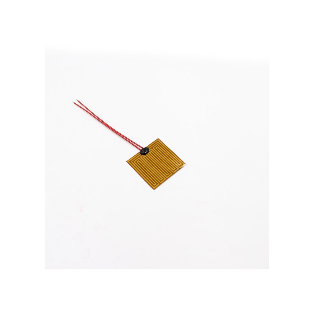 40x40mm 5v 12v 24v 110v 220v pi filme de aquecimento polyimida adesivo aquecedor elétrico placa almofada do painel esteira da folha de combustível tanque de motor de óleo