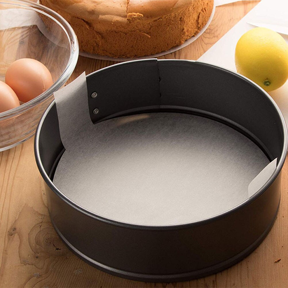 100pcs Round Cake Pan Liner Non-Stick Silicone Paper Baking Sheet Paper Parchment Pads