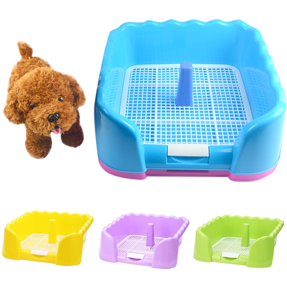 Draagbare Omheind Tray Grid Kattenbak Hond Training Wc Huisdier Potje Levert