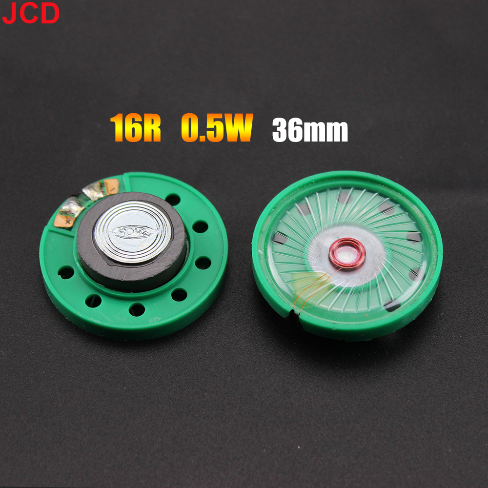 JCD 1pcs 8 /16 / 32Ohm 0.25W 0.5W Ultra-thin Doorbell horn Toy-car horn 8R 16R 32R 20 21 23 27 29 36 40 mm Diameter Speaker: Red