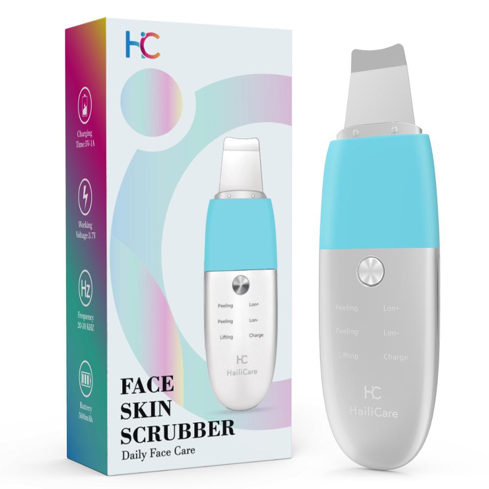 Professionelle Ultraschall Gesicht Haut Wäscher Ultraschall Gesichts Reinigung Spachtel Reiniger Peeling Entferner Schaufel Maschine: Stil 2
