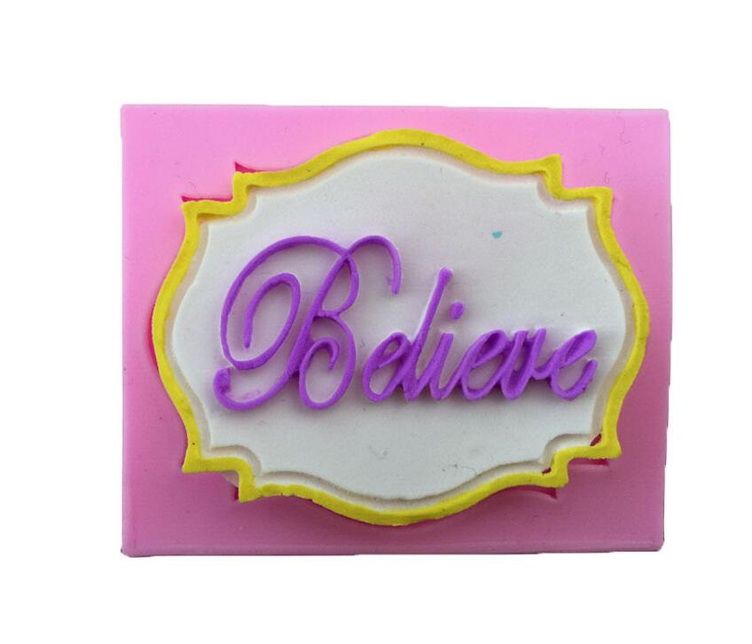 1PCS Happy Birthday , Make a Wish Shape Silicone Cake Molds,Fondant Cake ,Cupcake,Jelly, Chocolate Decorating: M015