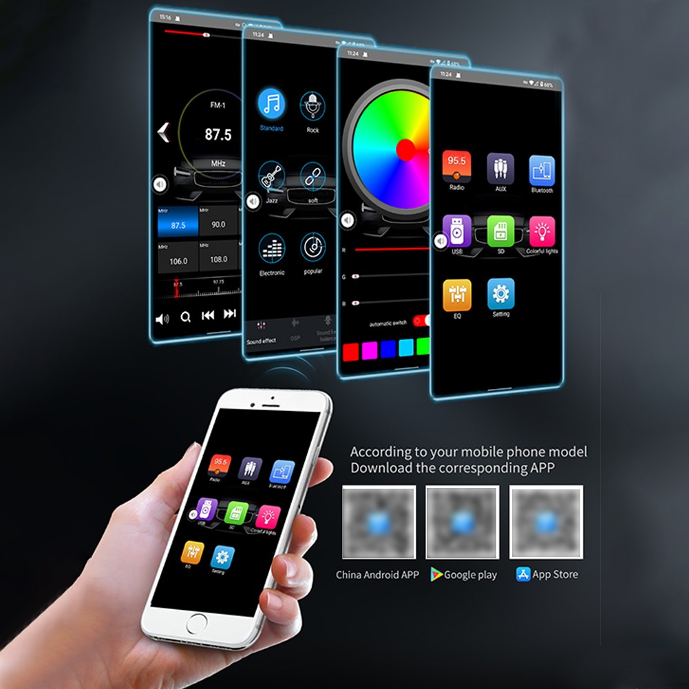 Car Stereo Bluetooth Car Radio 1din Autoradio Car Mp3 Player Audio Stereo Bluetooth Usb TF Aux Player FM In-Dash Head Unit