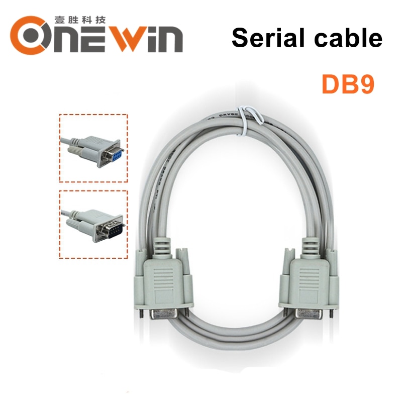 Man-vrouw DB9 9 Pin Connector Seriële Kabel Uitbreiding Adapter Datakabel