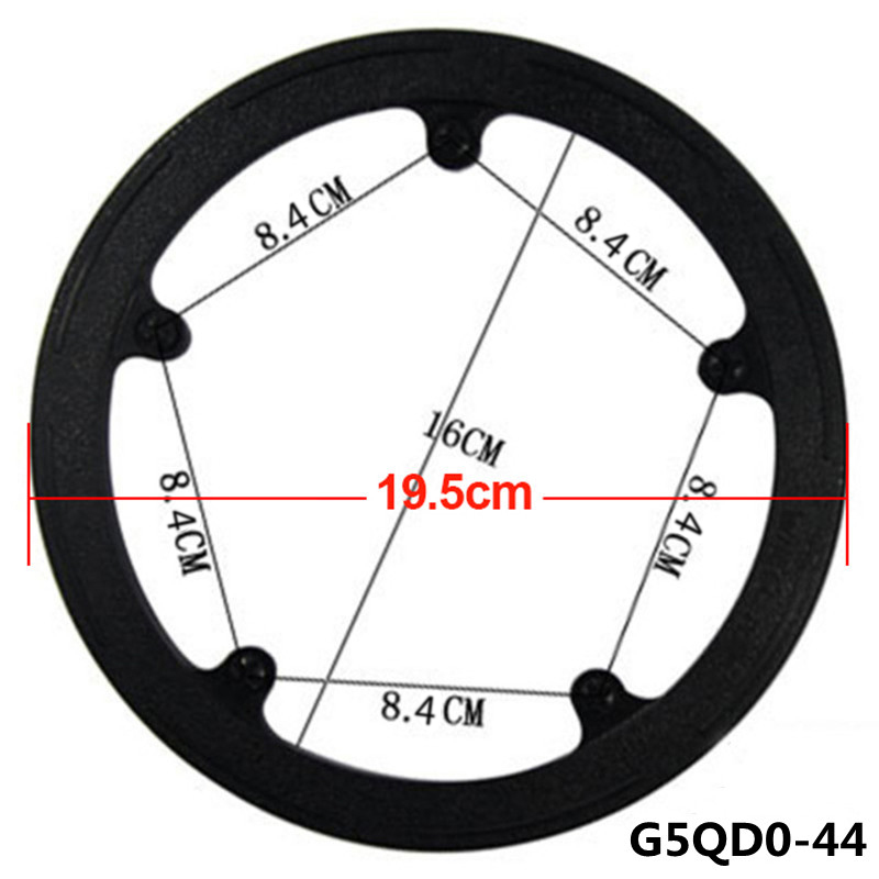 MTB Road Fahrrad Kettenrad Schutz Kurbelgarnitur Kurbel Schutzfolie Fahrrad Kette Rad Ring Schutzhülle 32 42 44 46 48 50 52T: Licht Gelb