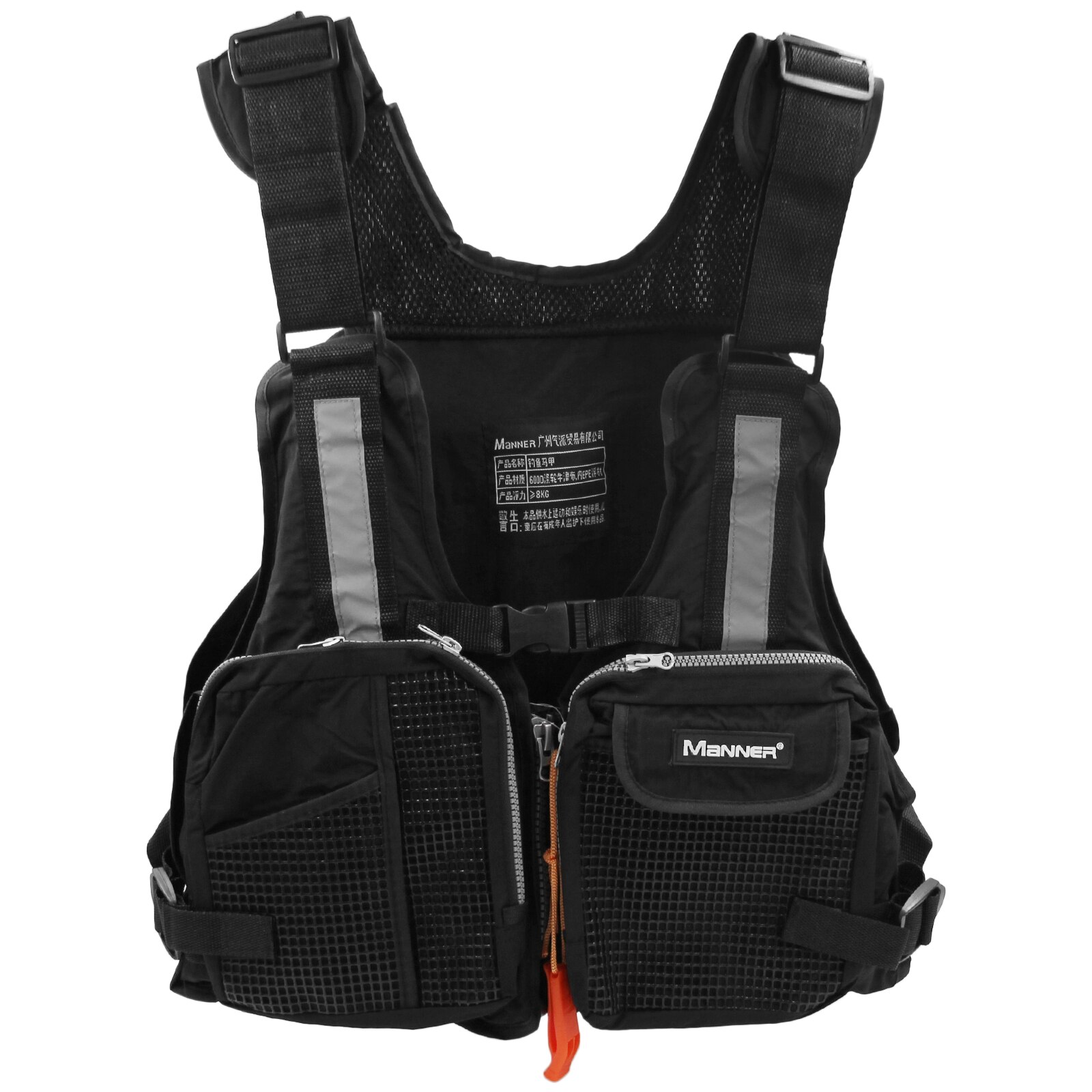 Excellent Product Fishing Vest With Multi Pockets Women Men Waistcoat Jacket Fishing Accessories Saltwater: black