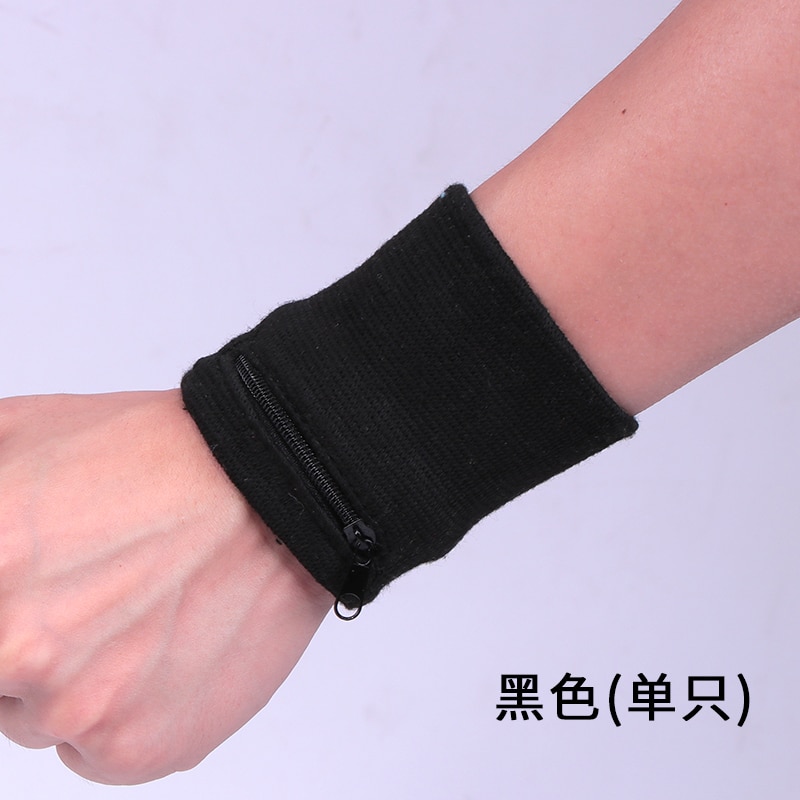 Outdoor Wrist Band with Key Card Bag Safety Wallet Storage Zipper Ankle Wrap Sport Strap Wrist Support