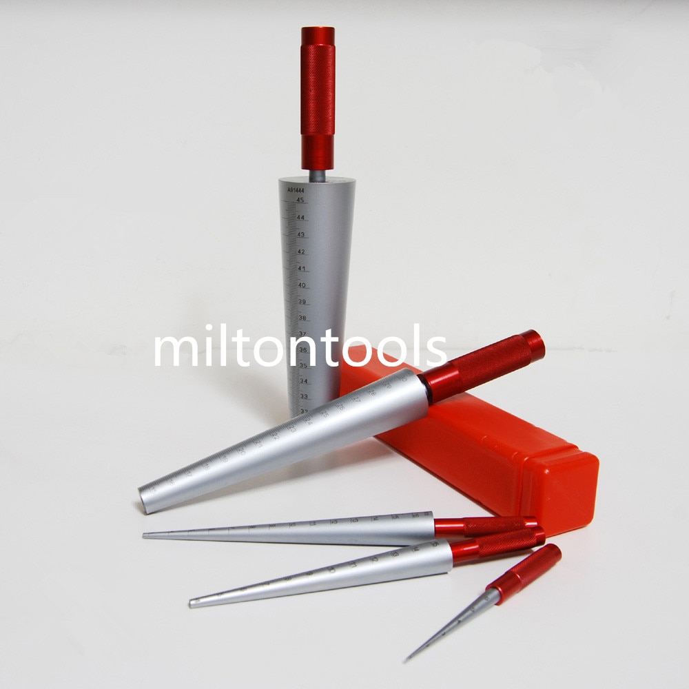 1pcs 1-6.5mm 3-15mm 15-30mm 30-45mm Conical Feeler Gauge Taper Cone Cylinder Gauge Hole Size Diameter Taper measure Gauge
